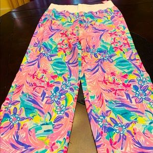 Lilly Pulitzer linen palazzo pants
